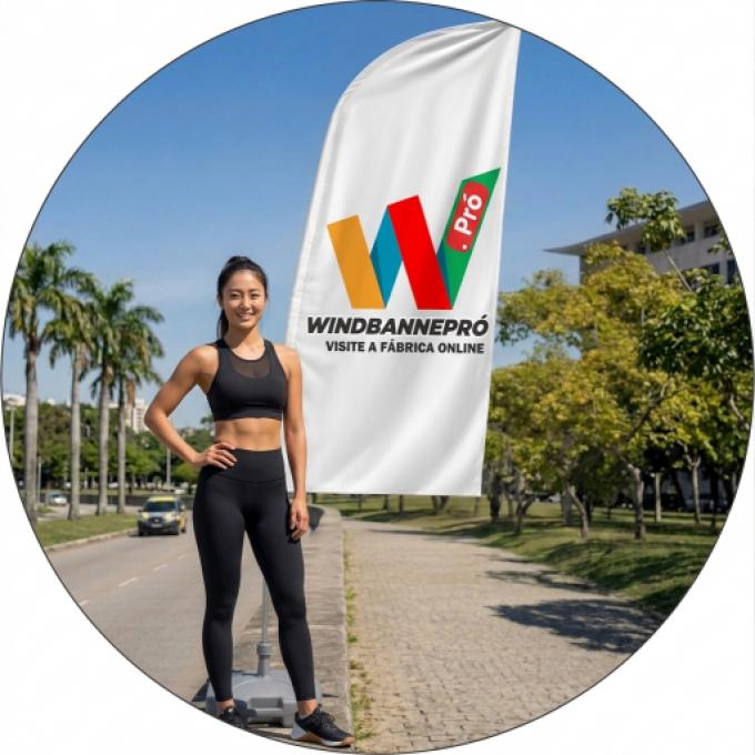 Wind Banner RJ  2,5mts Altura Rio de Janeiro