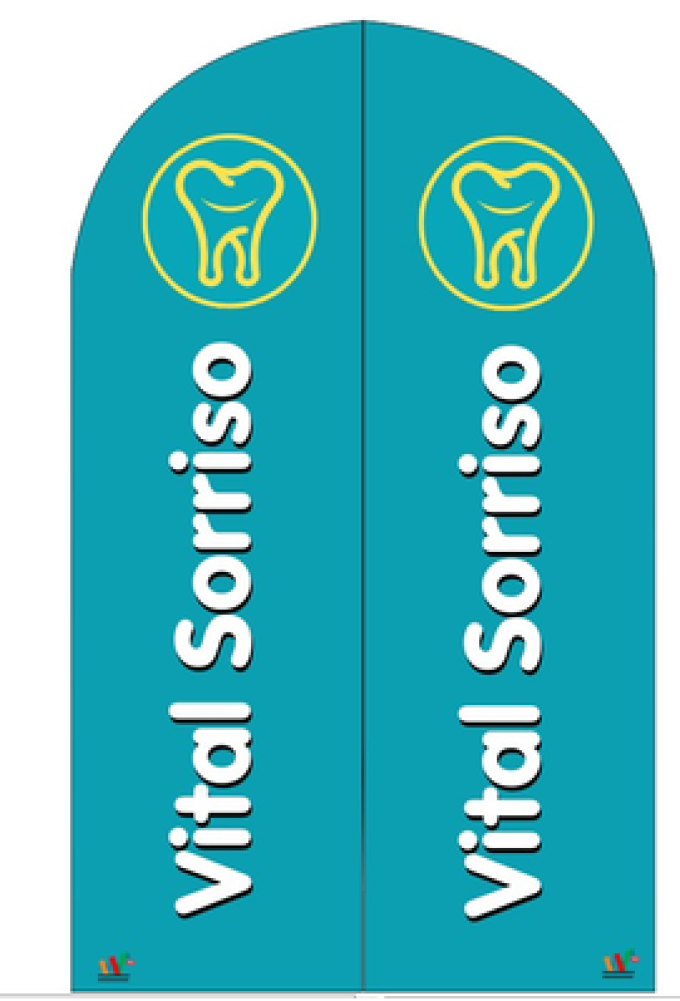 Wind Banner RJ  Para Dentista Vital Sorriso