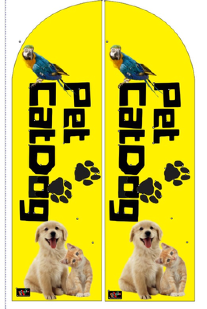 Wind Banner RJ  para Pet Shop Pet CatDog