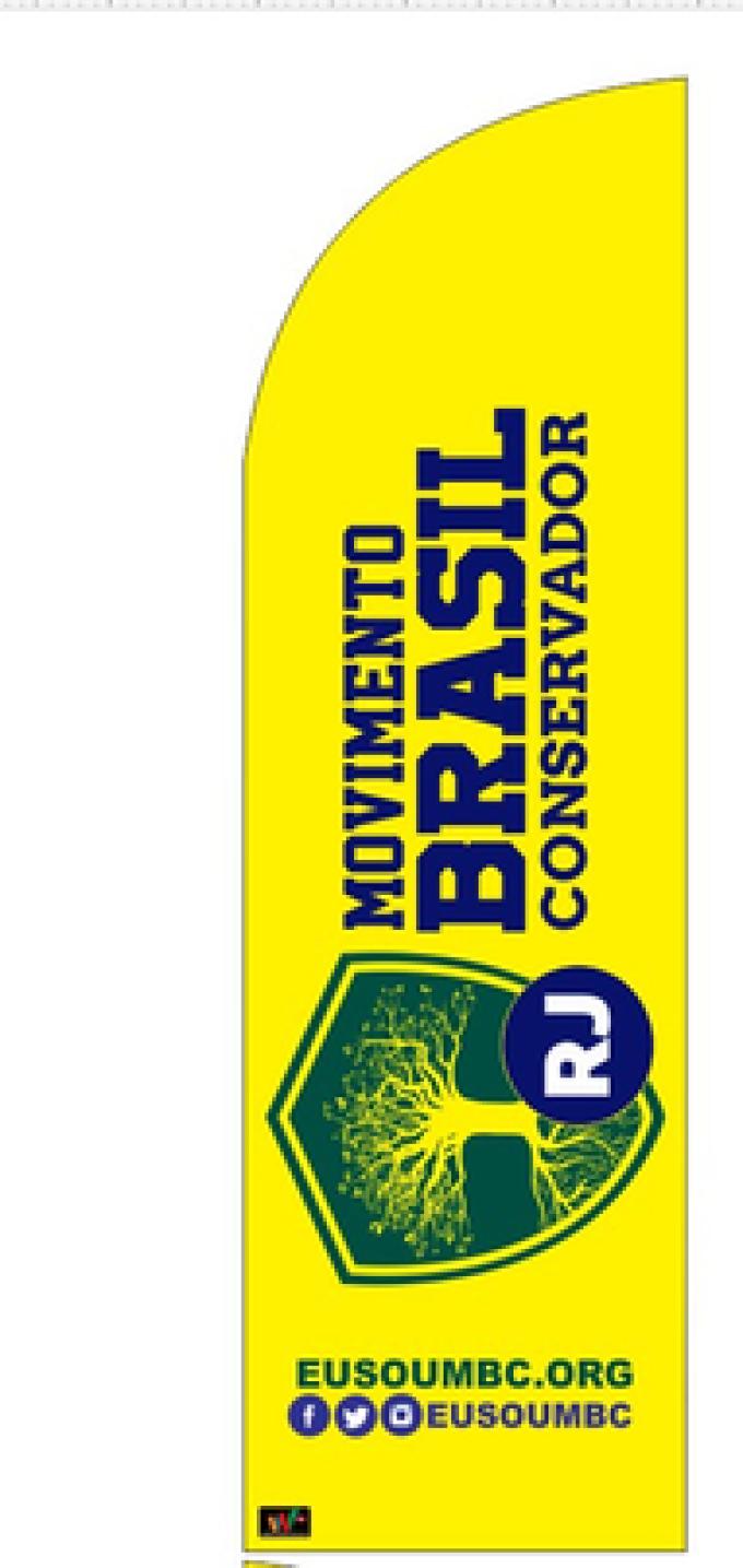 Wind Banner RJ  para Eventos no Rio Movimenta Brasil