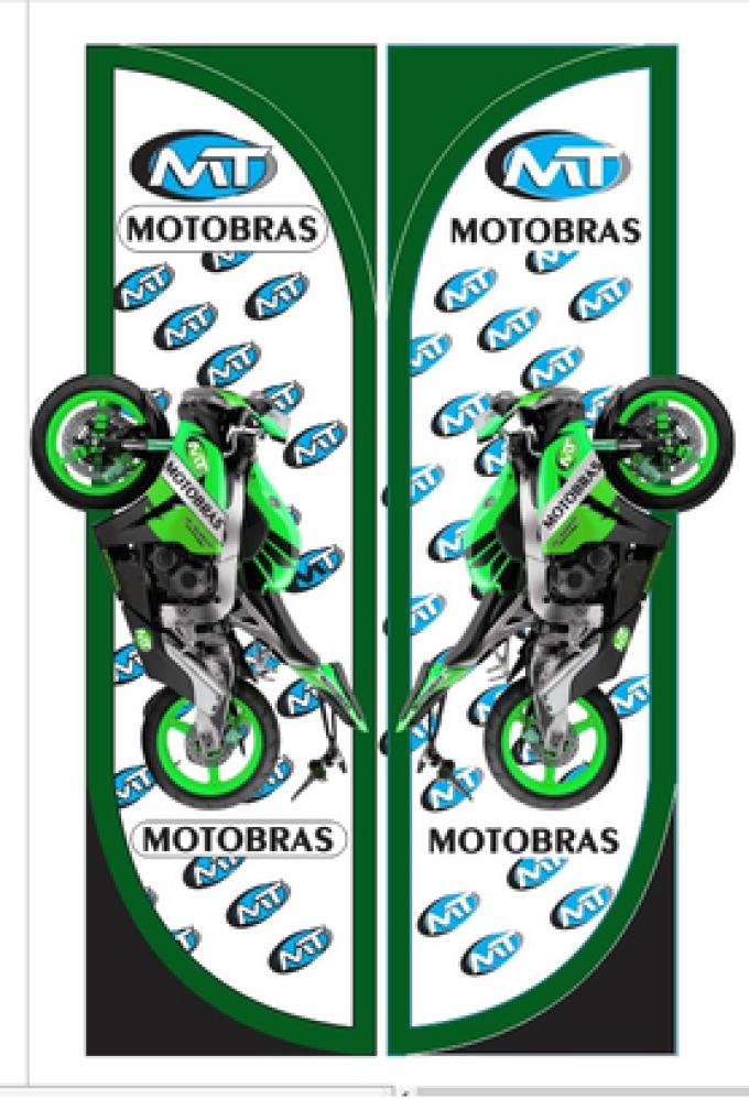 Wind Banner RJ   para Moto Peças MotoBras