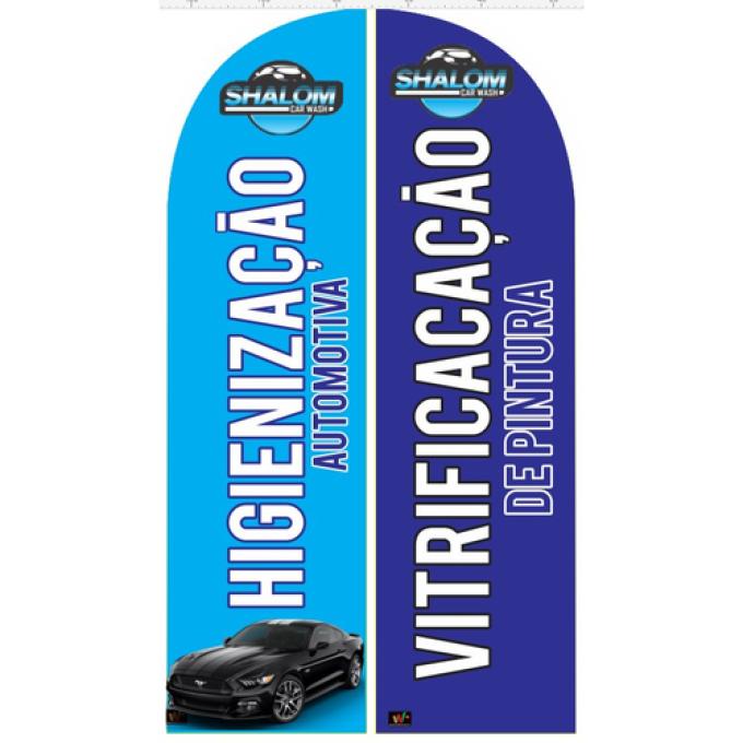 Wind Banner RJ  para Higienização Automotiva Shalom