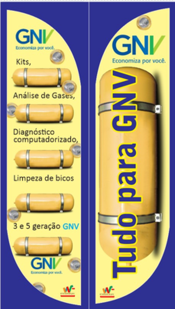 Wind Banner RJ  Para Lojas de GNV