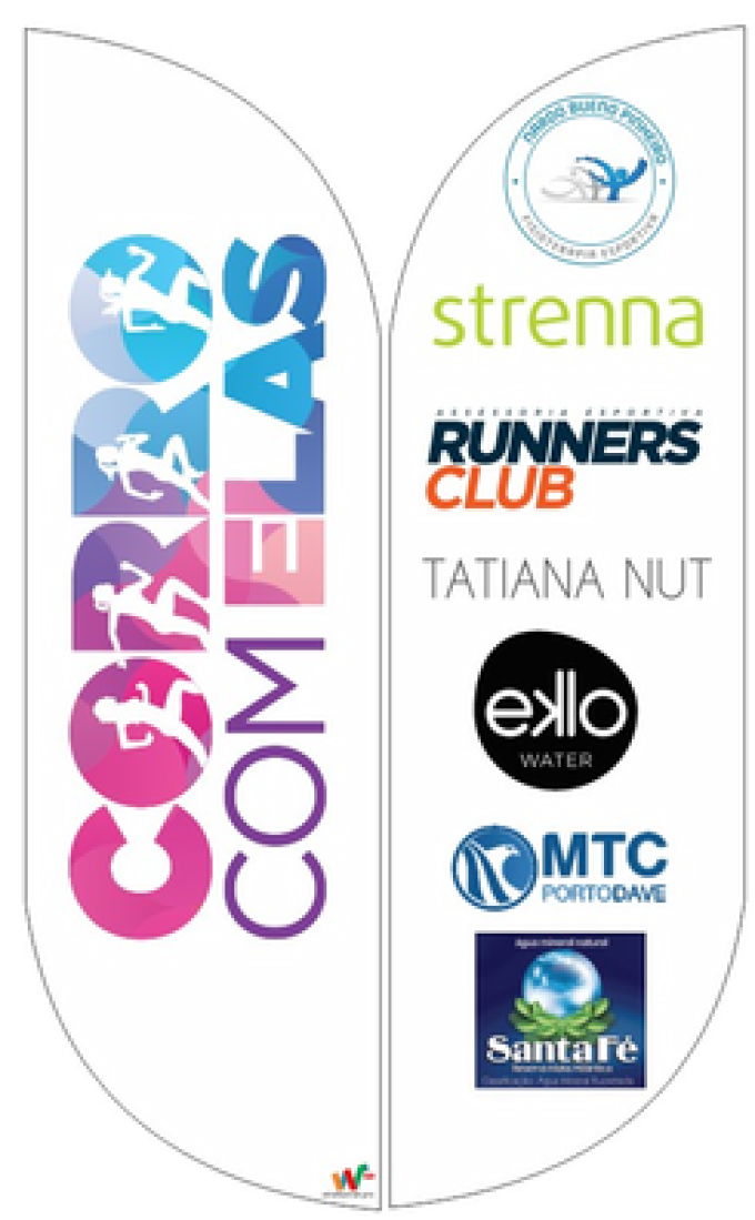 Wind Banner RJ  Para Eventos Corro com Elas