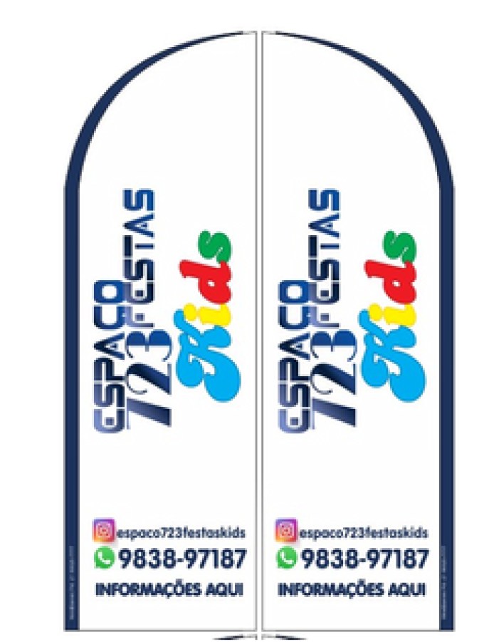 Wind Banner RJ  Para Festas 723