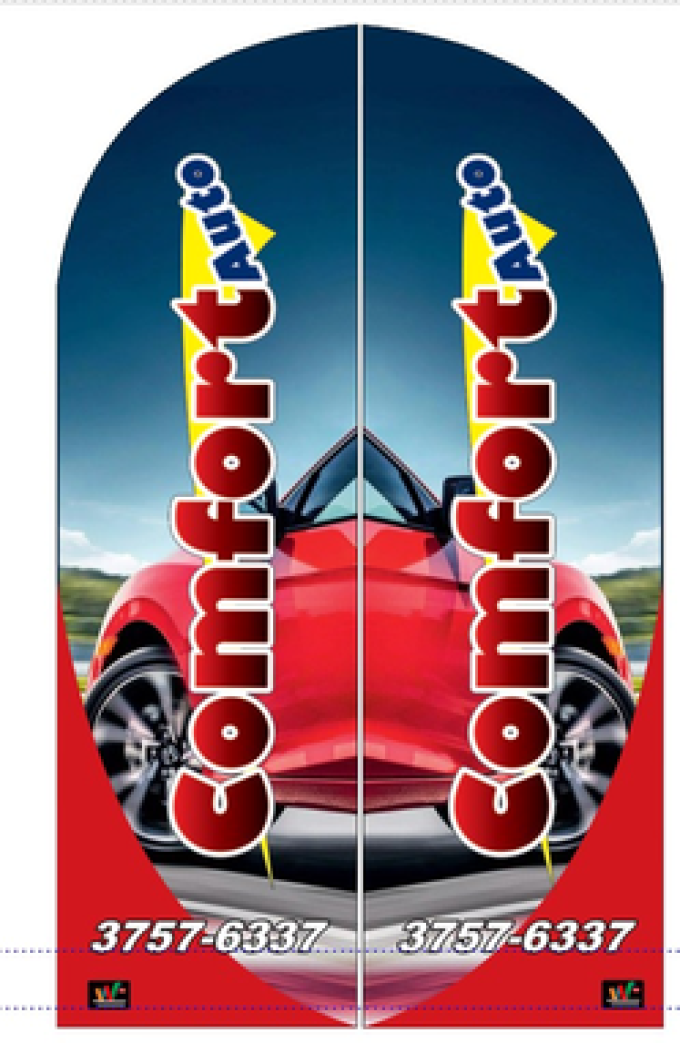 Wind Banner RJ  para Agências de Carros Confort