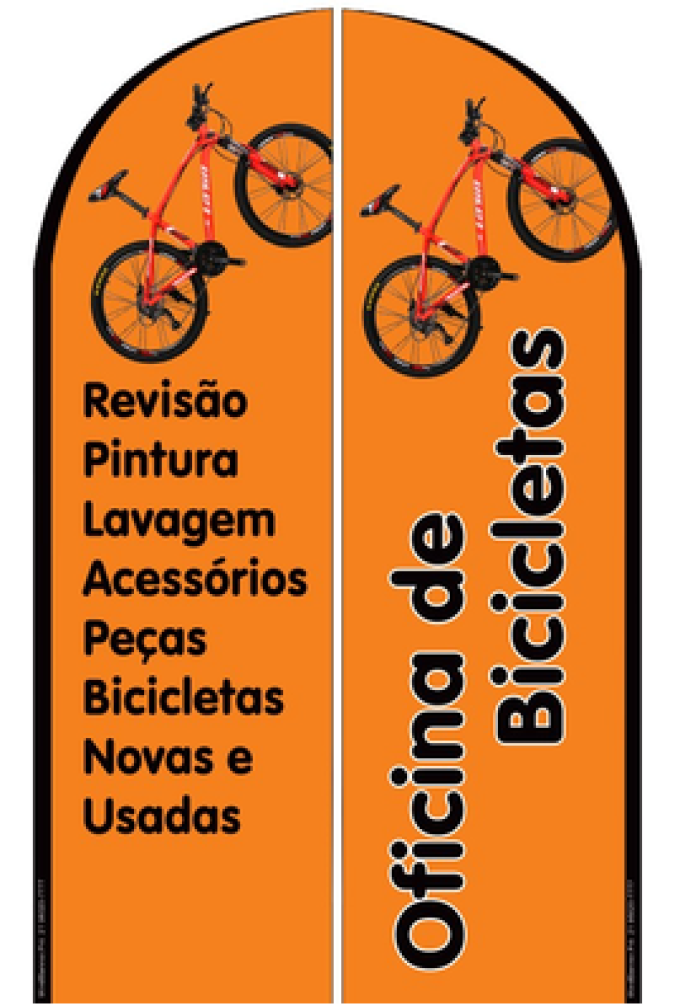 Wind Banner RJ s Para Oficinas de Bike e Aluguel