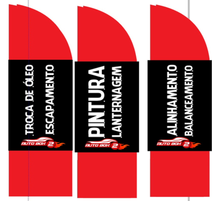 Wind Banner RJ s Para Mecânicas Auto Box