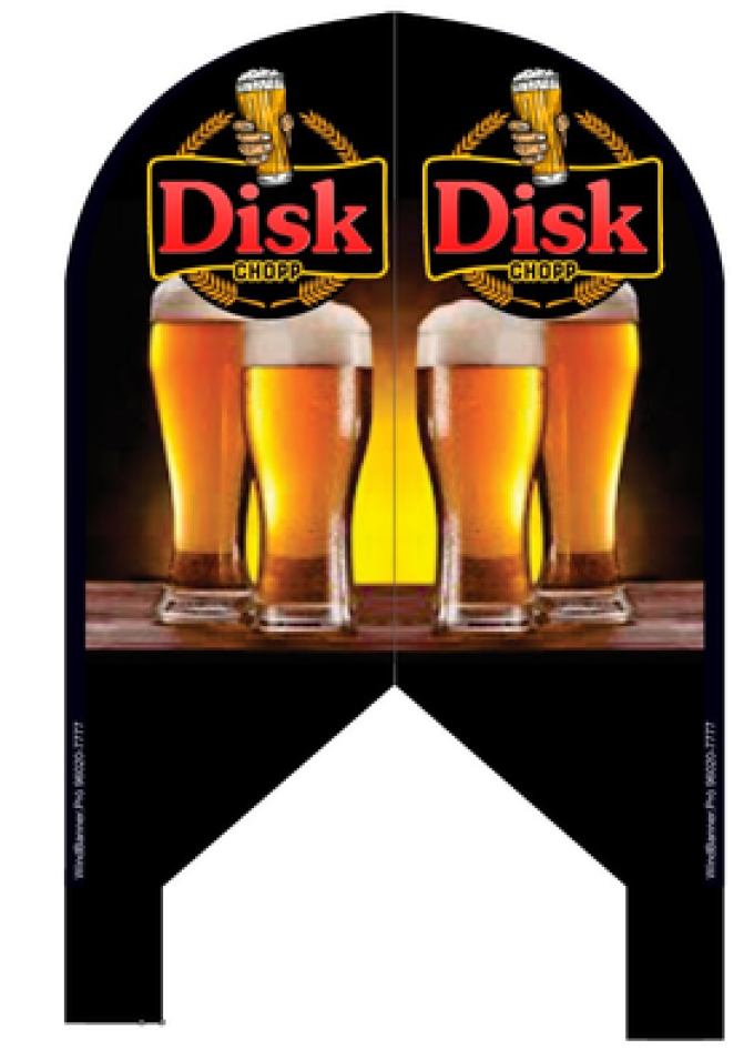 Wind Banner RJ  Disk Chopp