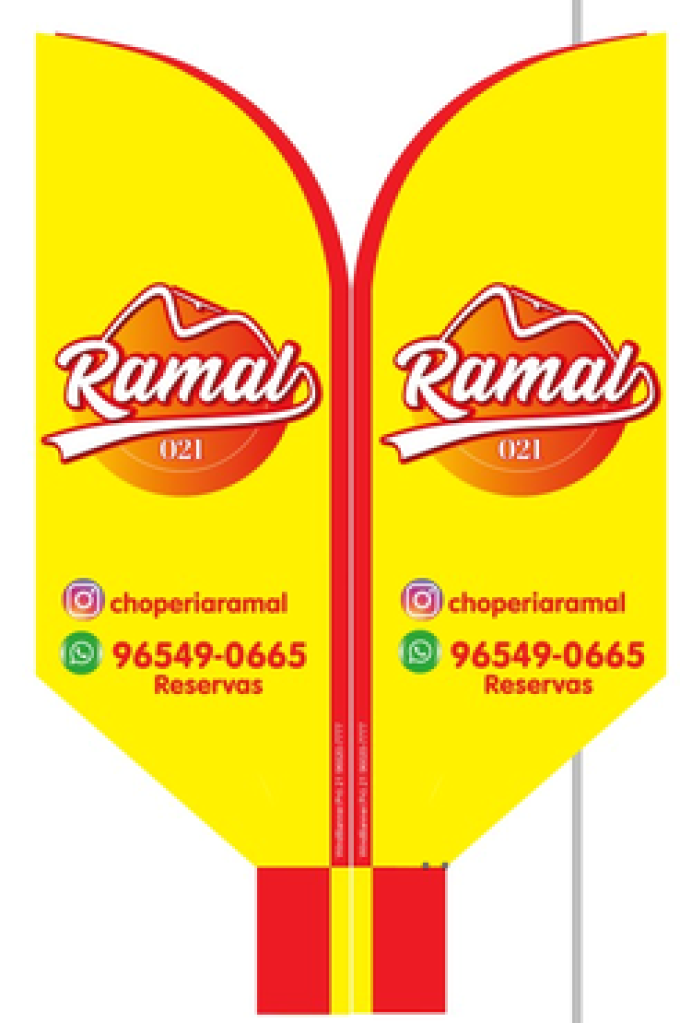 Wind Banner RJ  para Chopperia Ramal 21