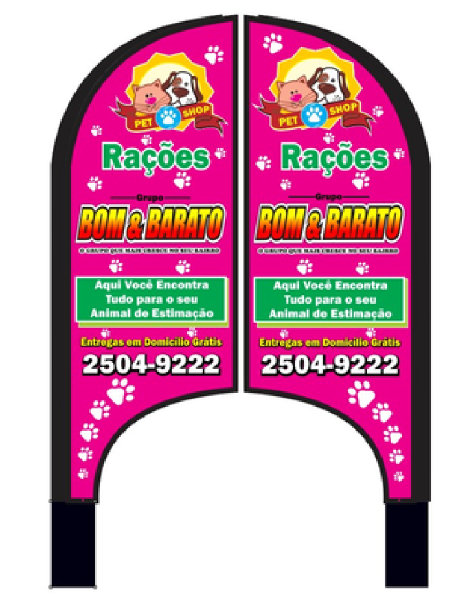 Wind Banner RJ   para Rações Bom e Barato
