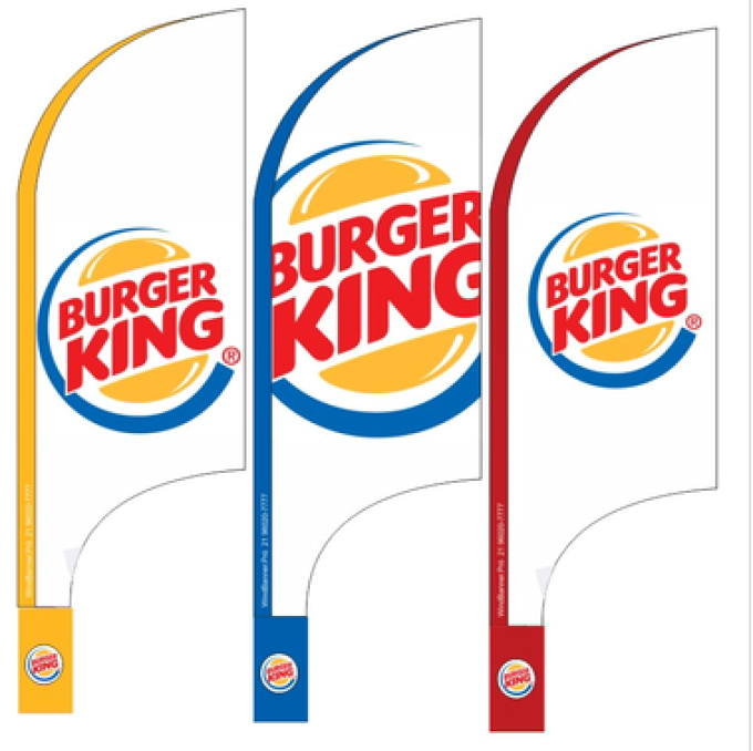 Wind Banner RJ  RJ Burguer King