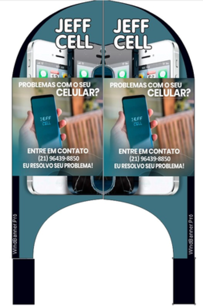 Wind Banner RJ  Para Conserto de Celular Jeff Cell