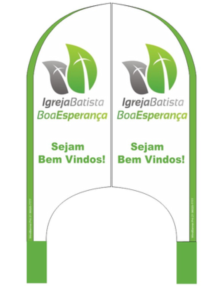 Wind Banner RJ  para Igreja Batista Boa Esperança