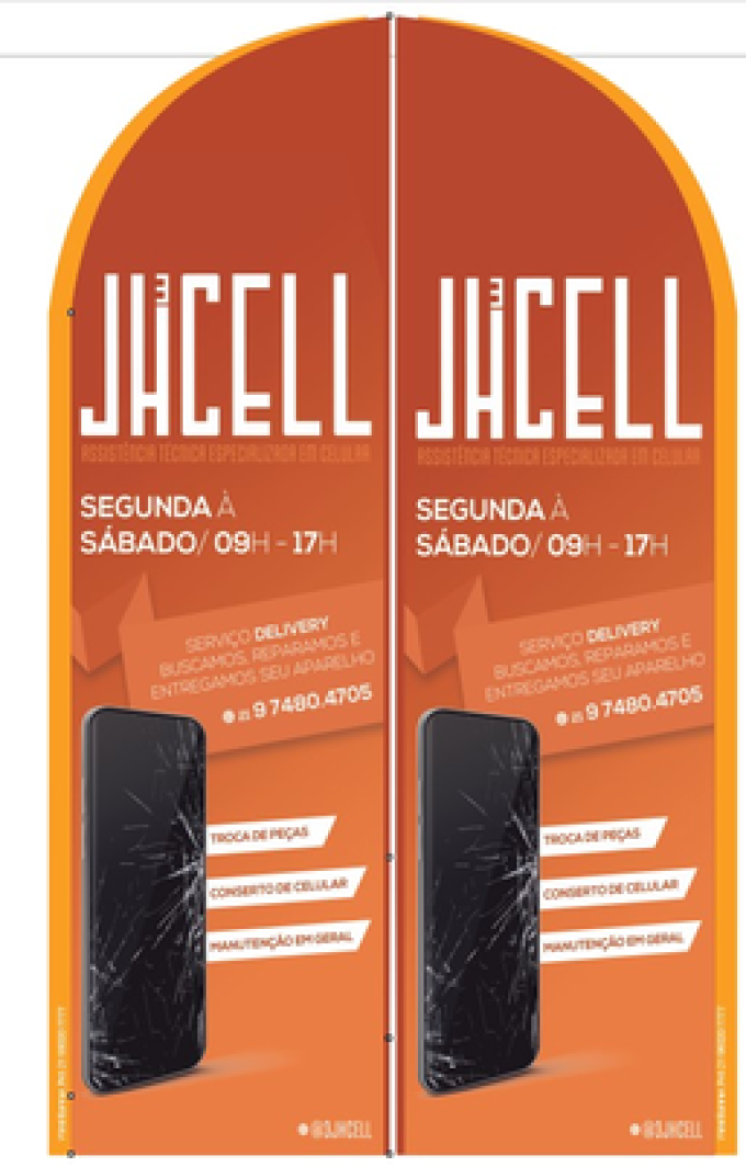 Wind Banner RJ  para Lojas de Celulares JH Cell