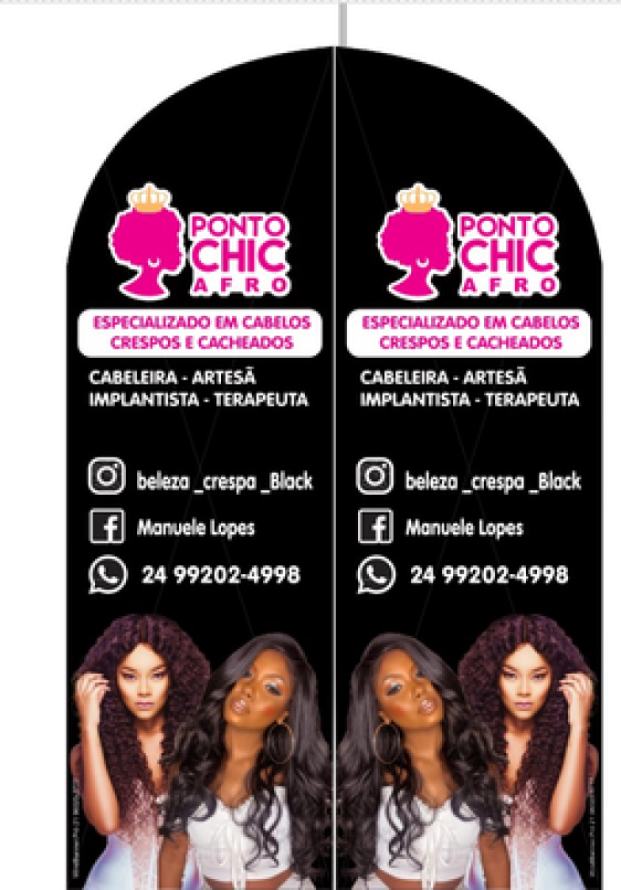 Wind Banner RJ  Para Beleza Feminina Ponto Chic Afro