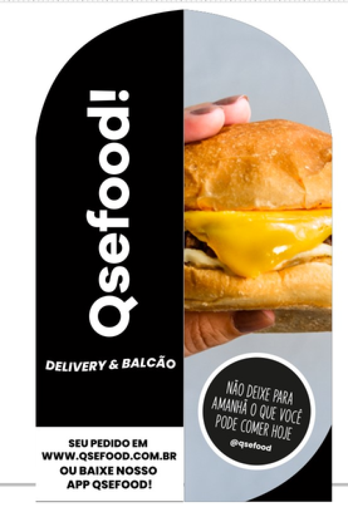 Wind Banner RJ  Para Fast Food QseFood!
