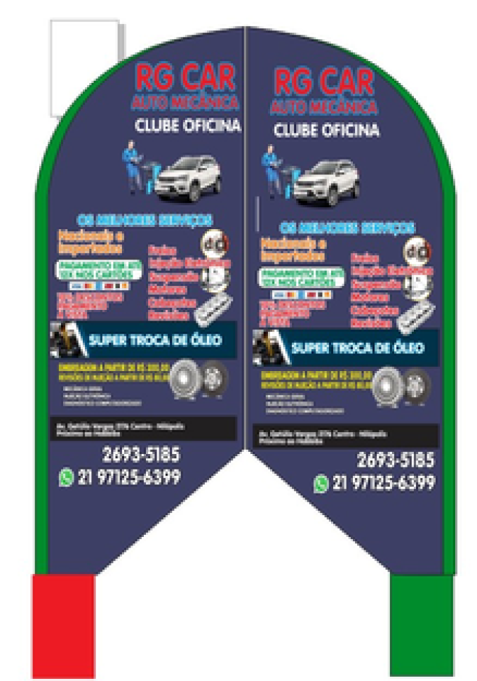 Wind Banner RJ  Para Oficina Mecânica RG Car