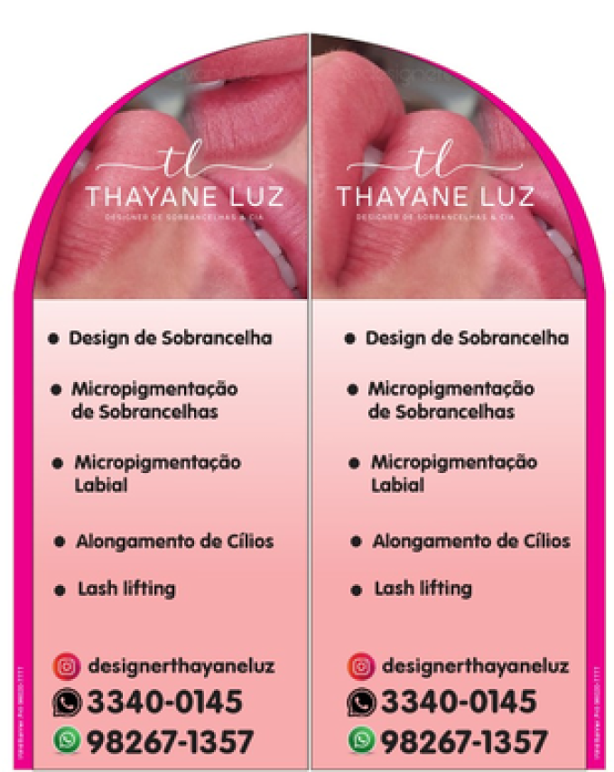 Wind Banner RJ  Thayane Luz Design de Sobrancelhas