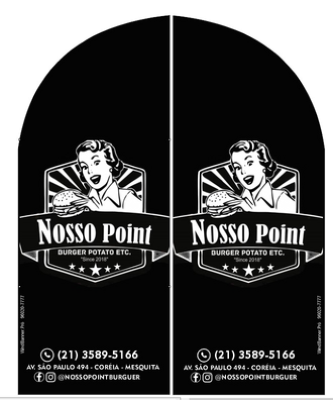 Wind Banner RJ  Nosso Point Burger