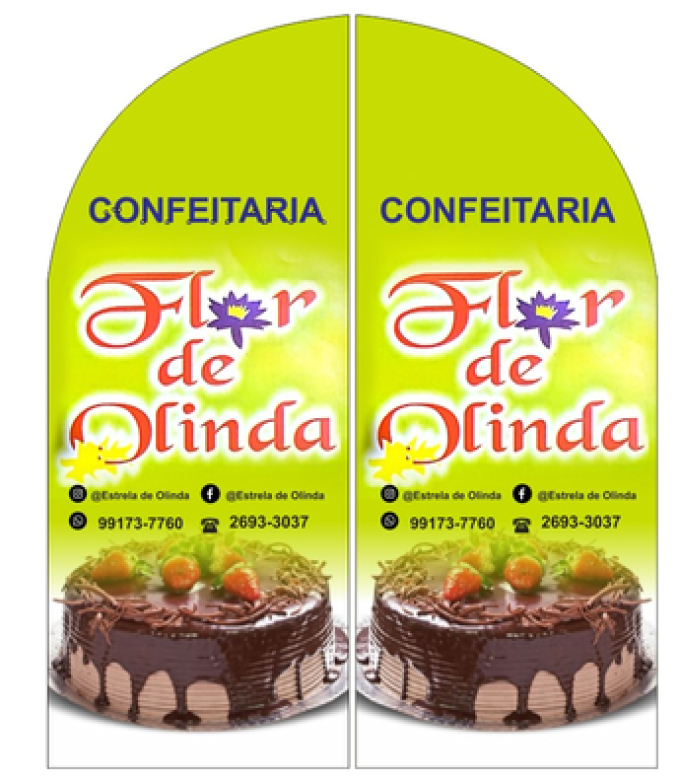 Wind Banner RJ  Confeitaria Flor de Olinda