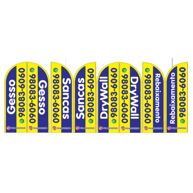 Wind Banner RJ  para lojas de drywall  Felms