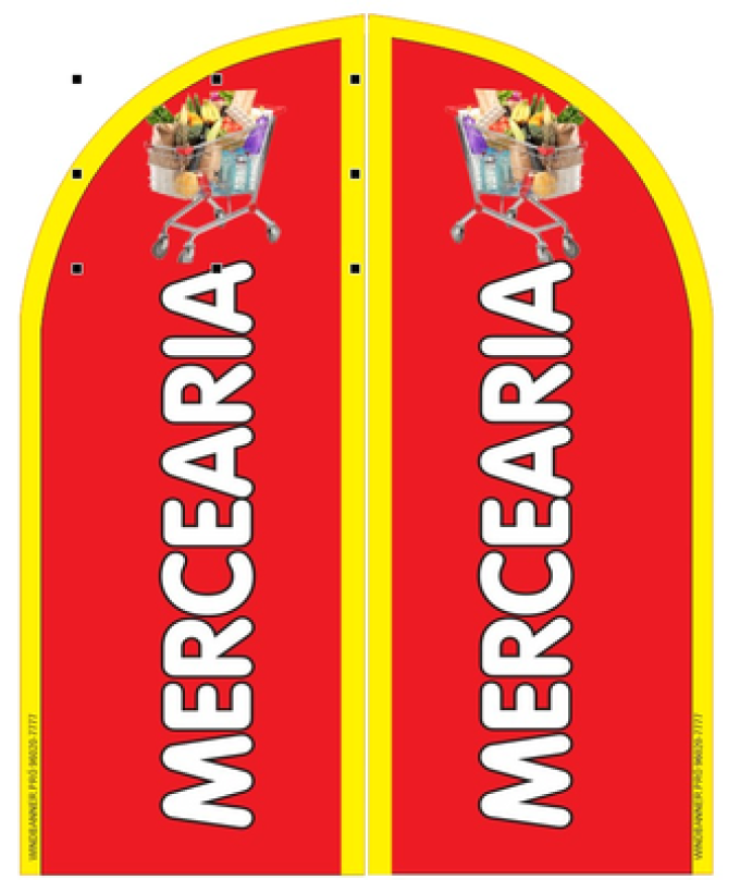 Wind Banner RJ  para Mercearia