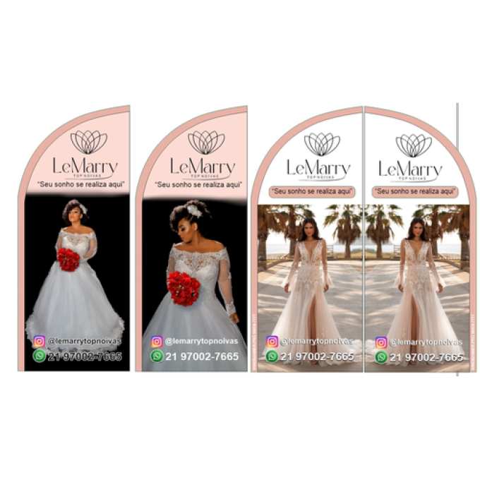 Wind Banner RJ  Le Marry Noivas