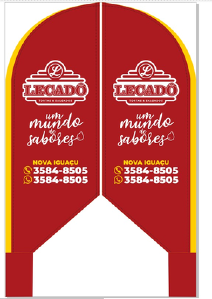 Wind Banner RJ  Legadô Tortas e Salgados
