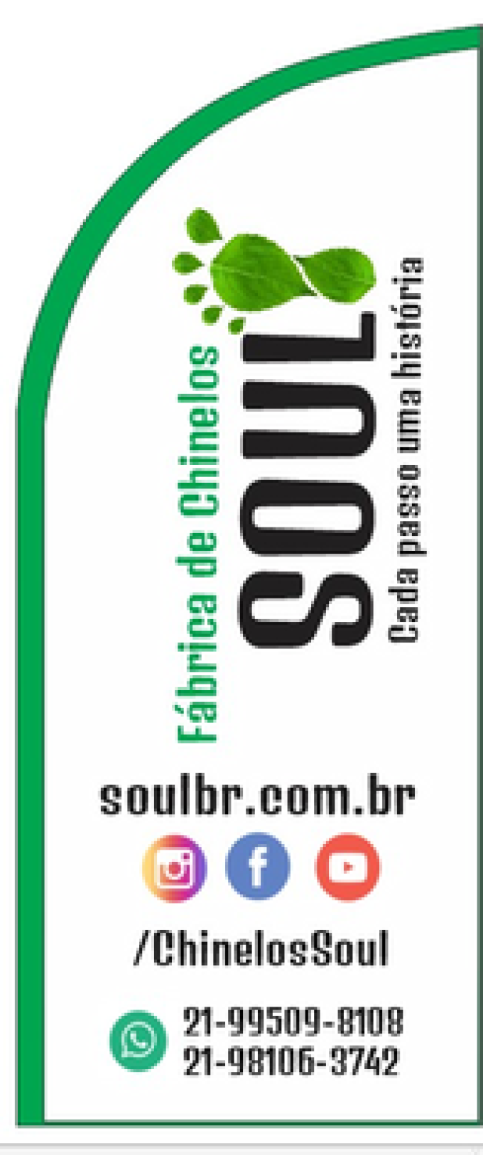 Wind Banner RJ  Chinelos Soul