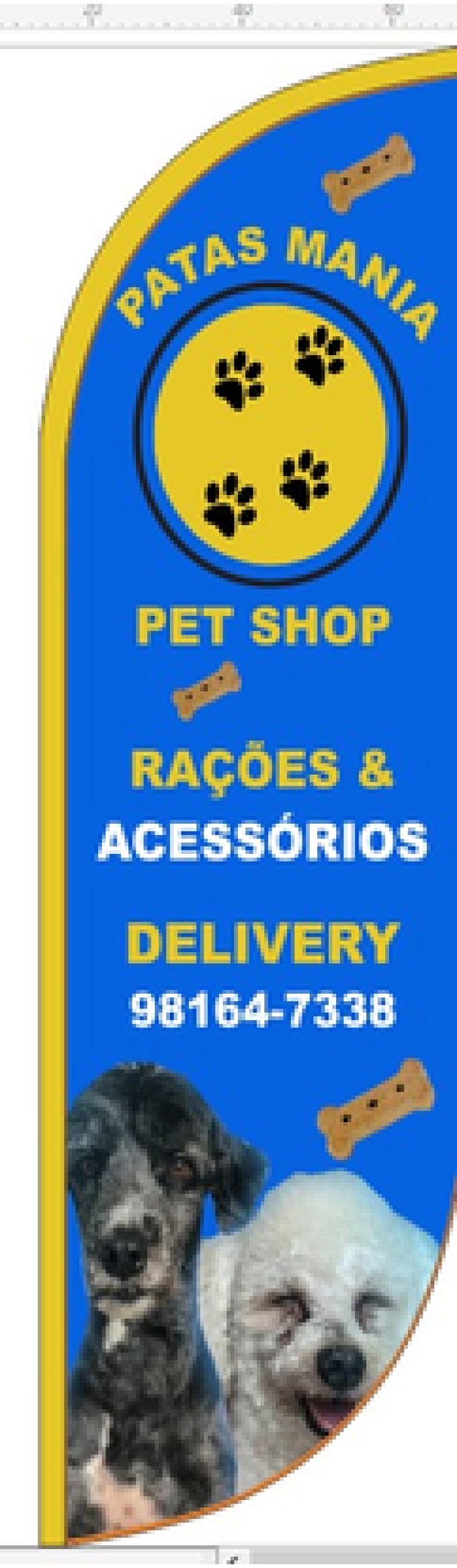 Wind Banner RJ  Patas Mania