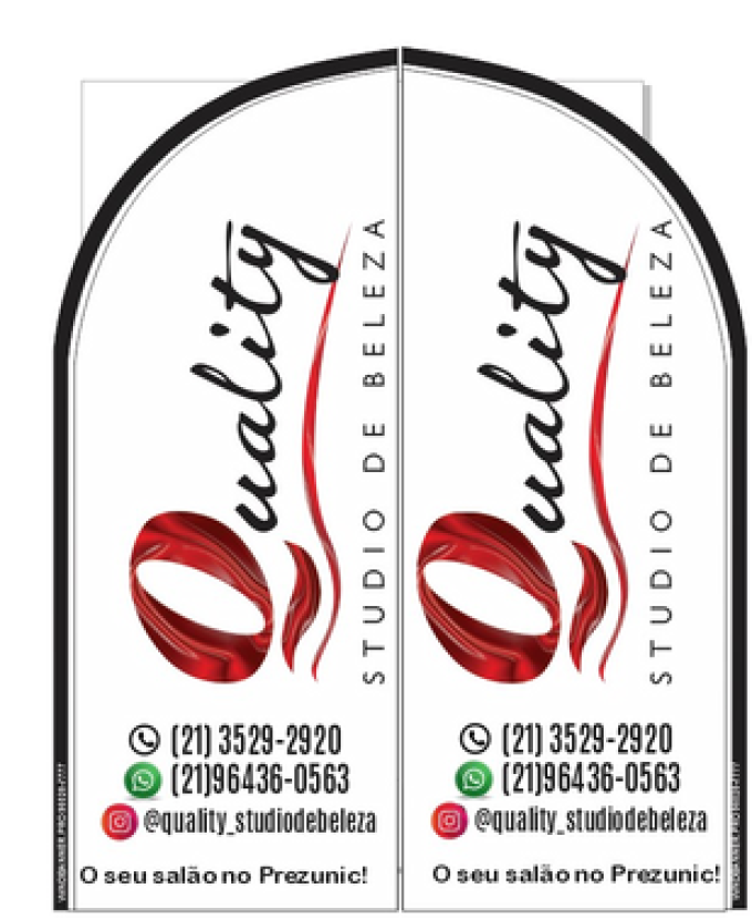Wind Banner RJ  para Studio de Beleza Quality
