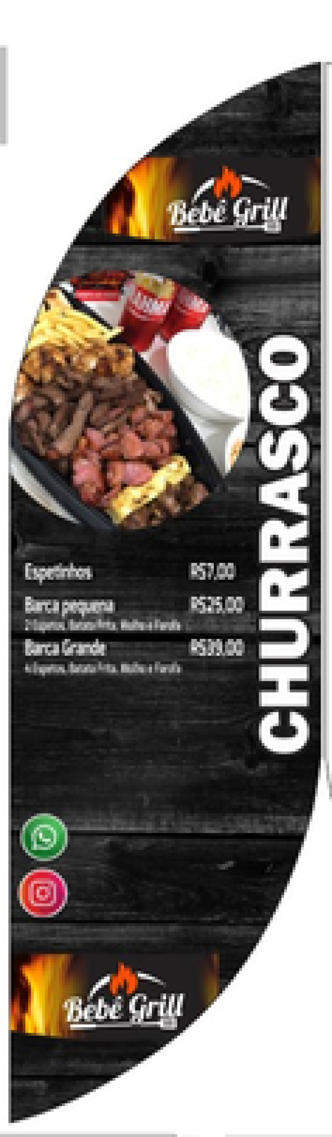 Wind Banner RJ  Bebê Grill Restaurante