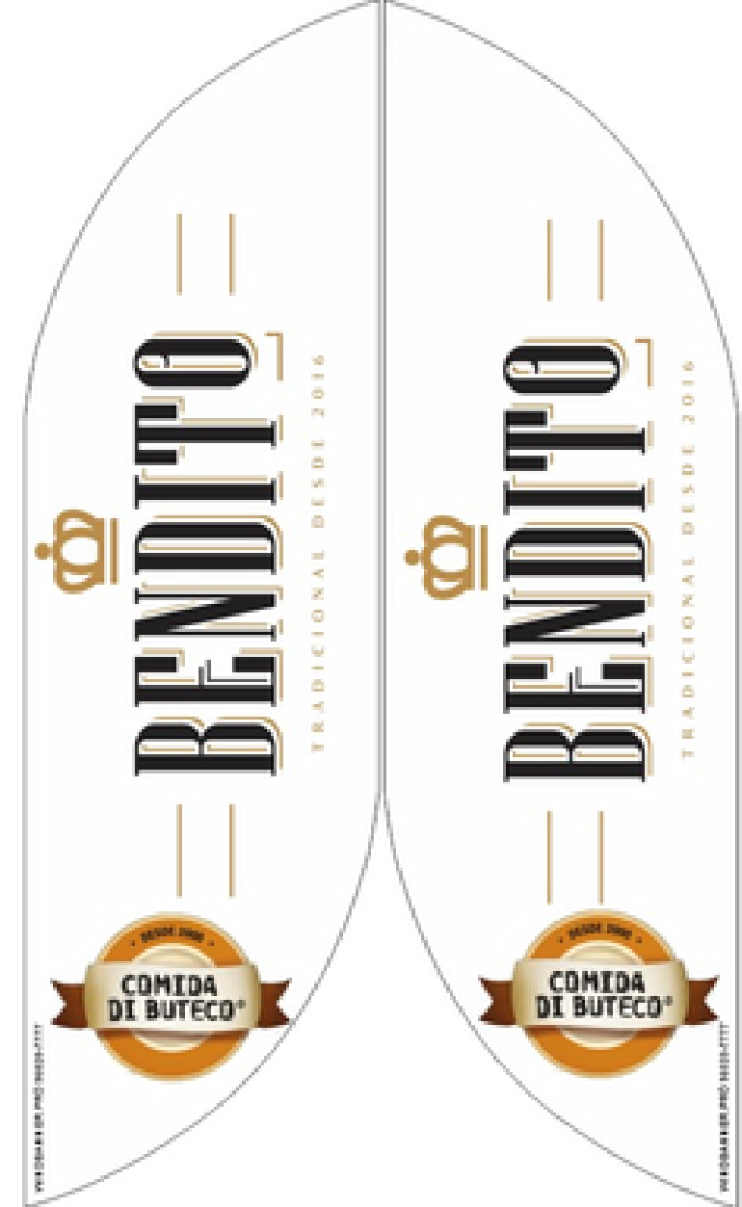 Wind Banner RJ  para Restaurantes Bendito