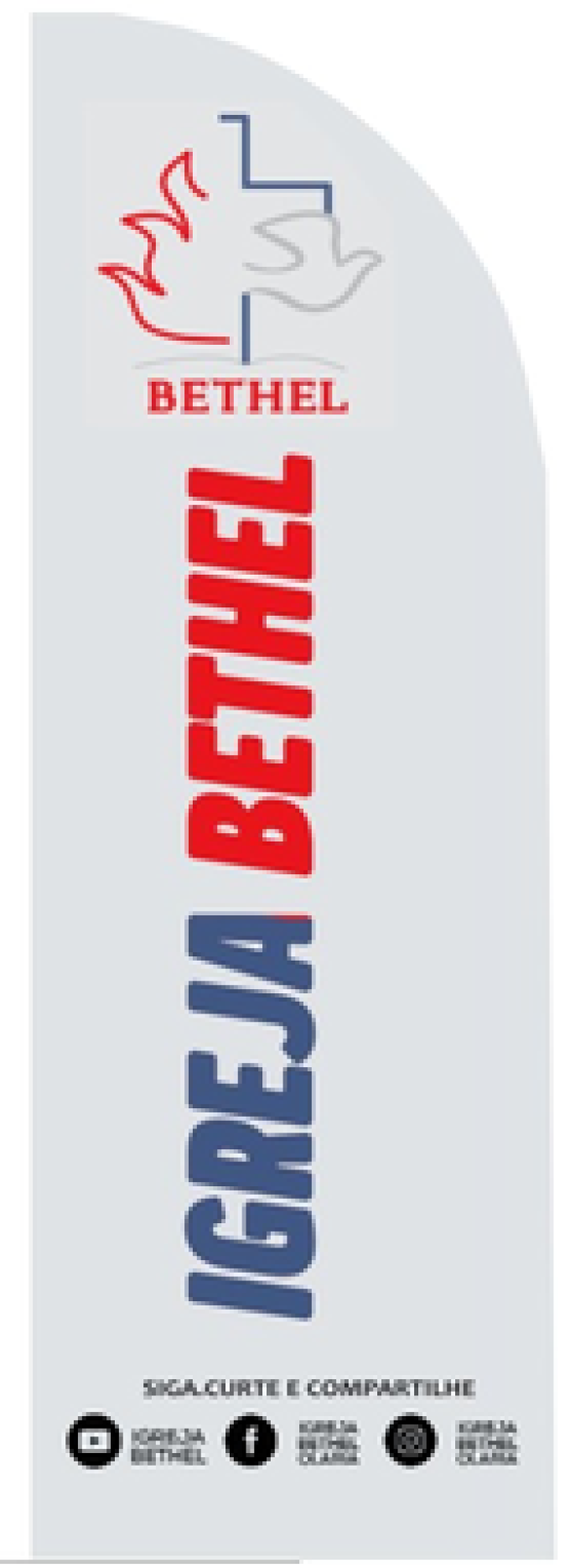 Wind Banner RJ  para Igrejas Bethell