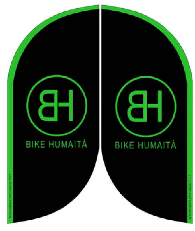 Wind Banner RJ  para lojas de Bike Humaitá