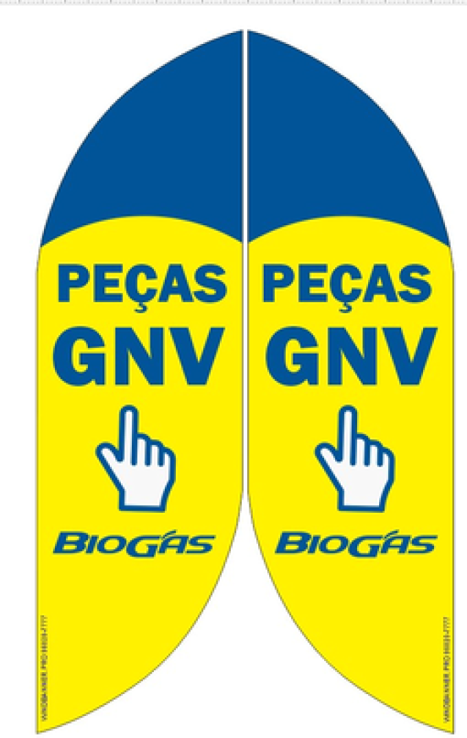 Wind Banner RJ  para Loja de GNV Bios Gás