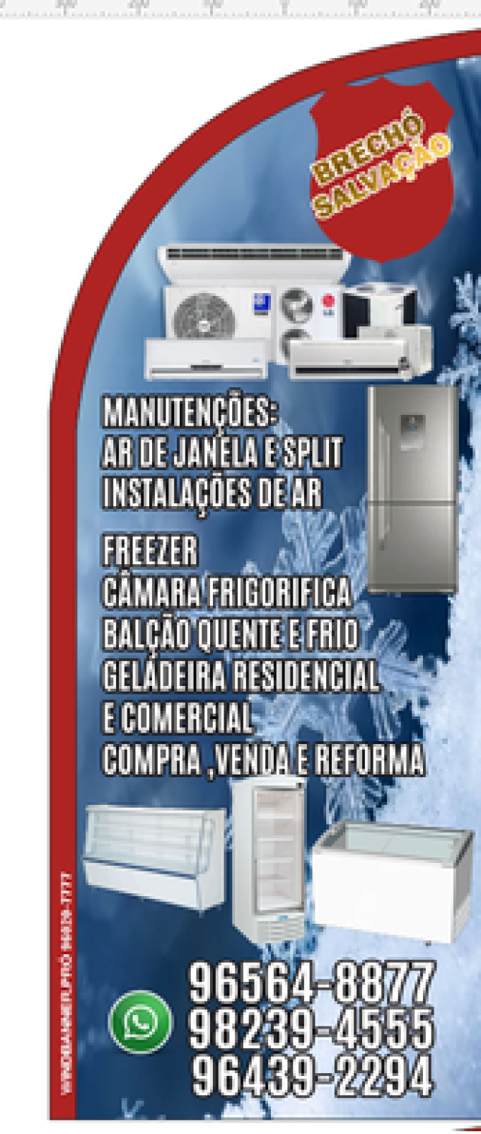 Wind Banner RJ  Brechó de Maquinário Brechó Salvação