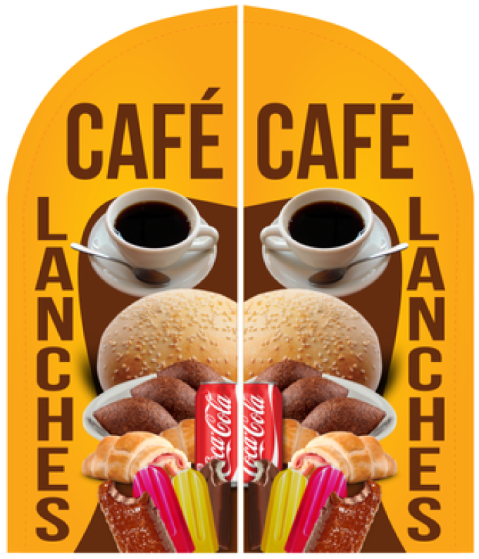 Wind Banner RJ  Para Cafeterias e Lanchonetes