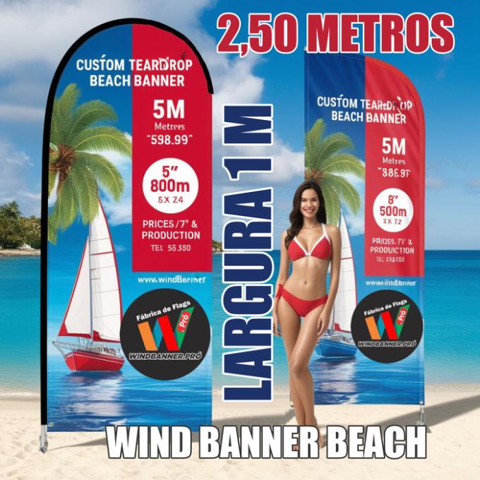 Wind Banner Beach - Wind Banner para Praia 03