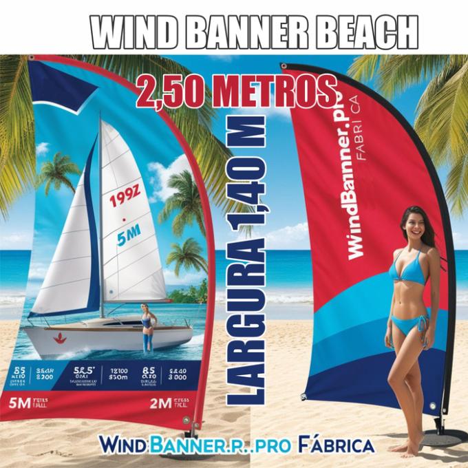 Wind Banner Beach - Wind Banner para Praia 04