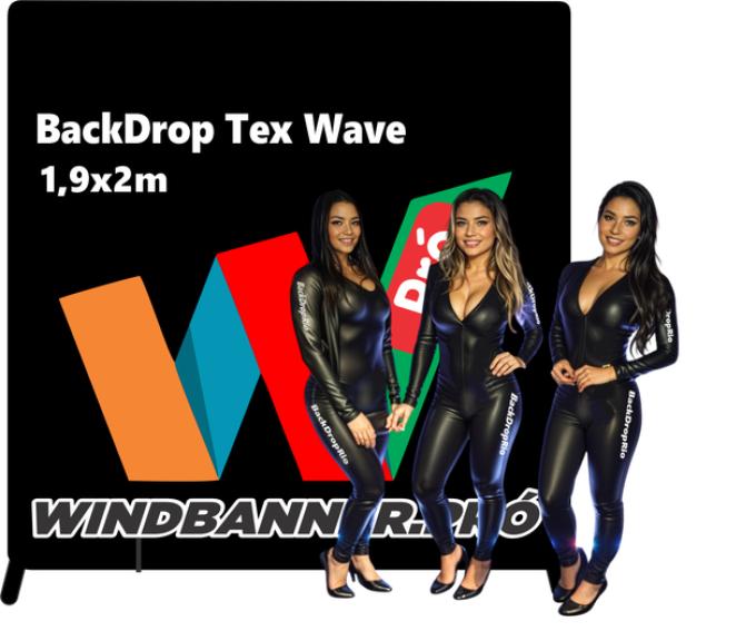 Backdrop Tex Wave Aluguel 1,9x2,50m