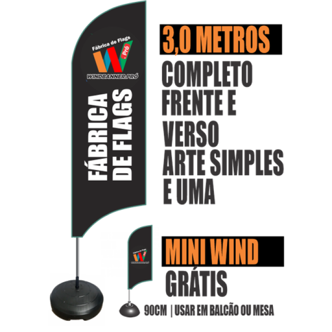 Wind Banner 3 Metros