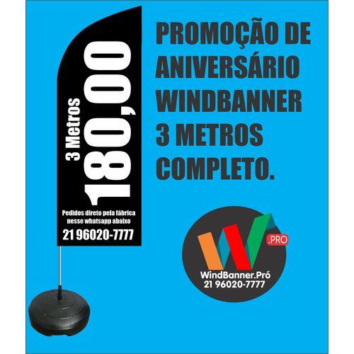 WIND BANNER 3 METROS SUPER OFERTA LIMITADA
