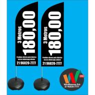 2 WIND BANNERS 3 METROS SUPER OFERTA LIMITADA