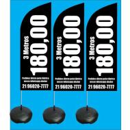 3 WIND BANNERS 3 METROS SUPER OFERTA LIMITADA