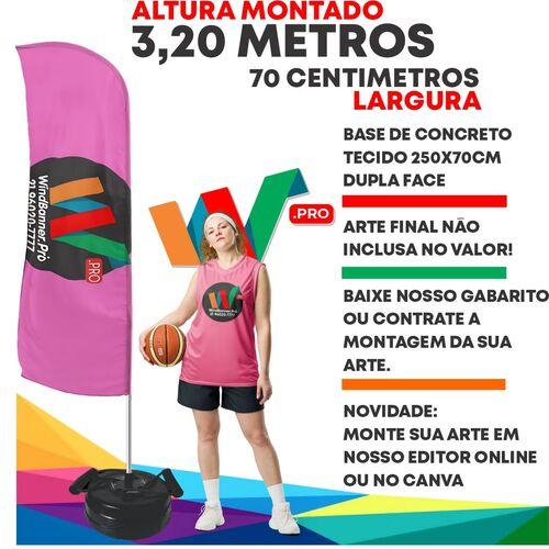 WIND BANNER 3,20 METROS COMPLETO