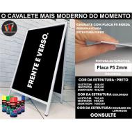 Cavalete Publicitário Placa em PS