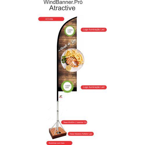 Wind Banner Led 4.5mts