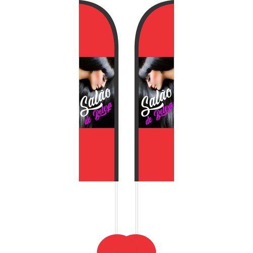 Wind Banner 3,5 Metros Dupla Face Impressão Parcial  ( 1,00 x 0,50 cm)